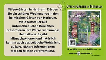 Papenburg-Herbrum: Offene Gärten in Herbrum - Het Tuinpad Op / In Nachbars Garten