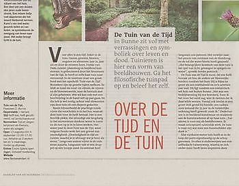 De Tuin van de Tijd in Dagblad van het Noorden - Het Tuinpad Op / In Nachbars Garten