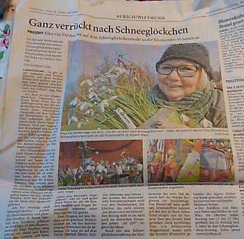 Rika in de Ostfriesen Zeitung - Het Tuinpad Op / In Nachbars Garten