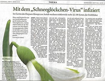 Mit dem "Schneeglöckchen-Virus" infiziert - Het Tuinpad Op / In Nachbars Garten