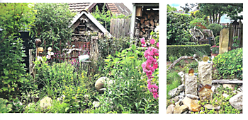Traute Eintracht von Natur und Kunst - Het Tuinpad Op / In Nachbars Garten
