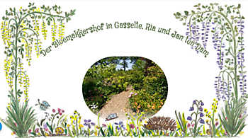 Der Bloemakkershof in Gasselte - Het Tuinpad Op / In Nachbars Garten
