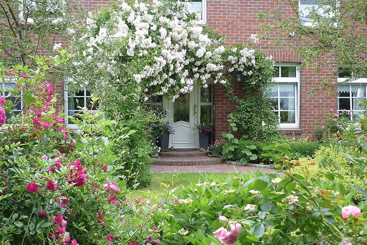 Der versteckte Garten am Jadebusen - Het Tuinpad Op / In Nachbars Garten