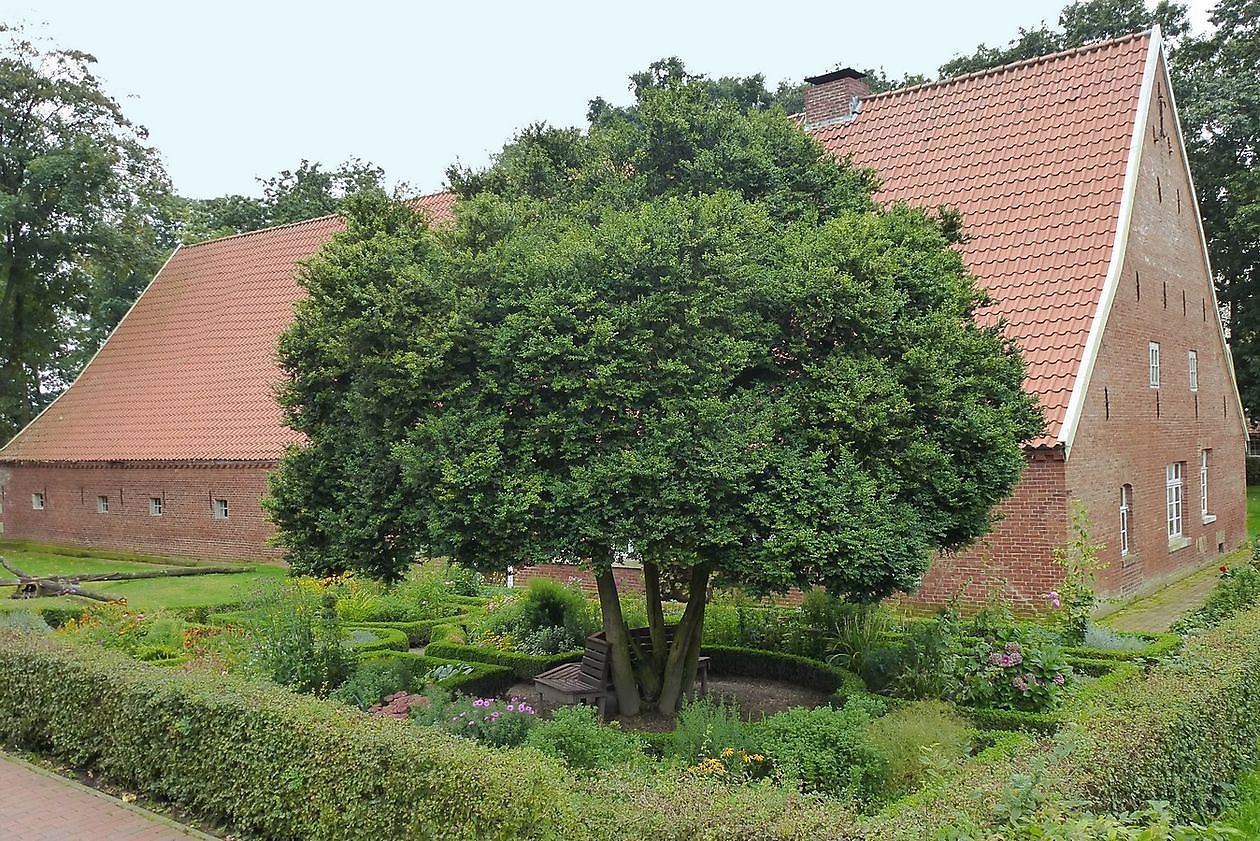 Bauerngarten des Heimatvereins Oberlangen - Het Tuinpad Op / In Nachbars Garten