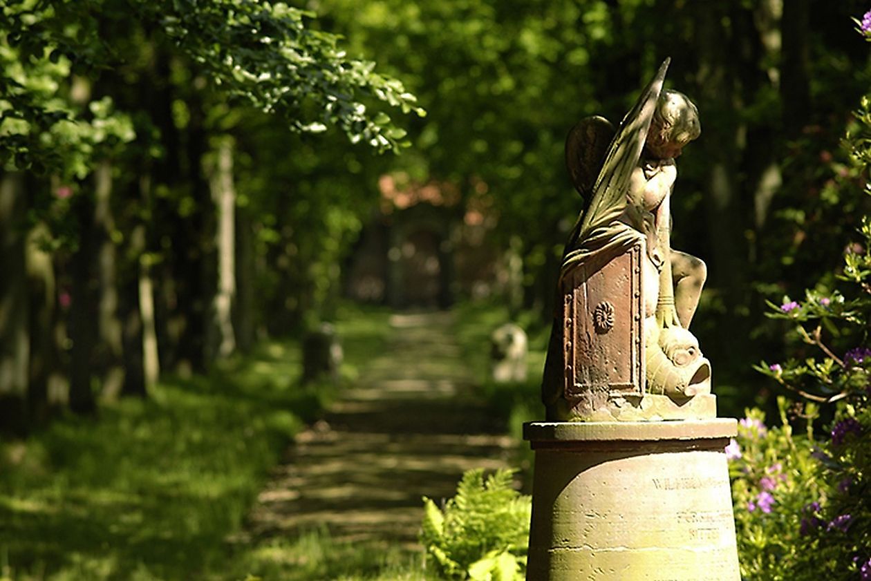 Lütetsburger Schlosspark - Het Tuinpad Op / In Nachbars Garten