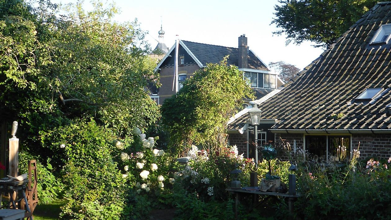 Garten und Atelier ’t Naomdhuusie - Het Tuinpad Op / In Nachbars Garten