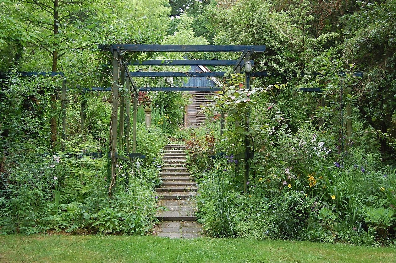 Wubsbos - Het Tuinpad Op / In Nachbars Garten