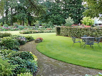 Vechtetal Garten - Het Tuinpad Op / In Nachbars Garten